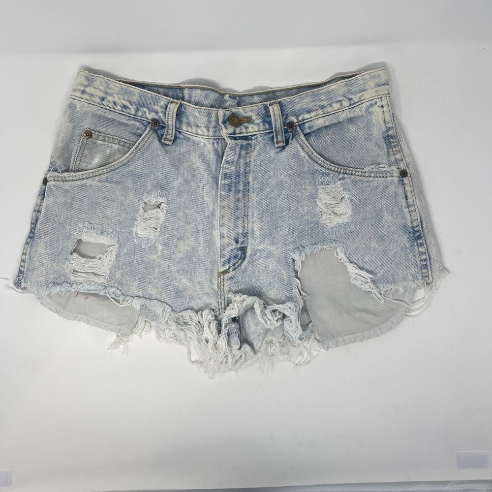 Vintage Wrangler Acid Wash Cut Offs